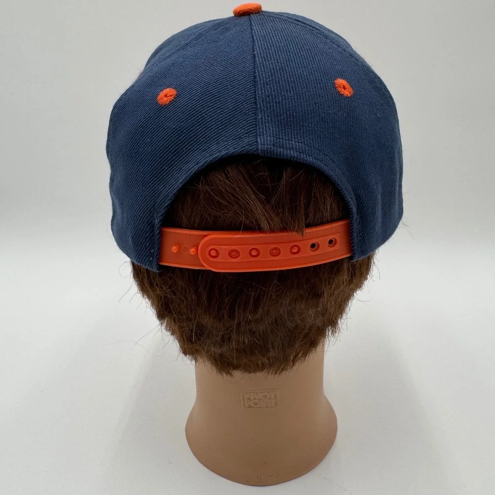 Denver Broncos NFL Hat Logo Athletic Baseball Cap Orange Blue Snapback‎ OSFA Vtg